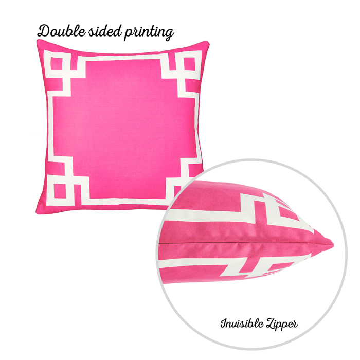 Decorative Geometric Single Throw Pillow Cover for Couch, Bedding