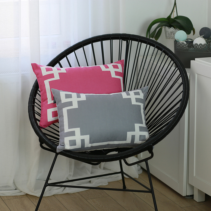 Decorative Geometric Set of 4 Throw Pillow Cover for Couch, Bedding