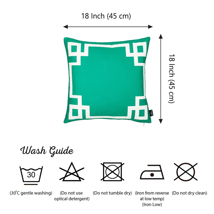 Decorative Geometric Set of 4 Throw Pillow Cover for Couch, Bedding
