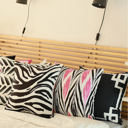 Square 18" x 18" Black & White Decorative Geometric Set of 4 Throw Pillow Cover for Couch, Bedding