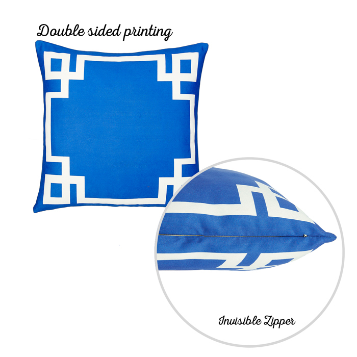 Decorative Geometric Set of 4 Throw Pillow Cover for Couch, Bedding