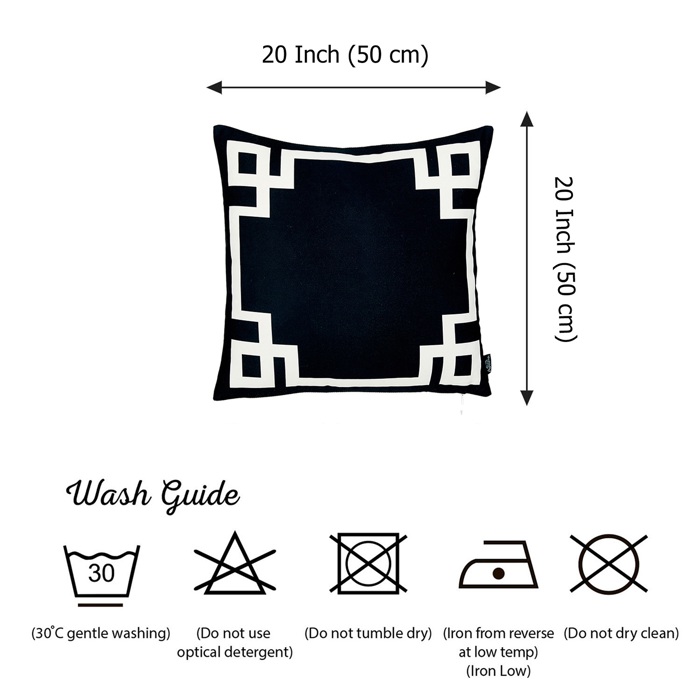 Decorative Geometric Set of 4 Throw Pillow Cover for Couch, Bedding