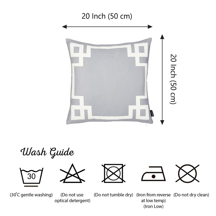 Decorative Geometric Set of 4 Throw Pillow Cover for Couch, Bedding