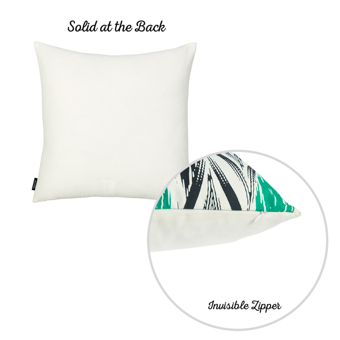 Geometric Decorative Throw Pillow Cover 18" in. x 18" in.  Square for Couch, Bedding