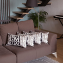 Beige - 12x20 4-piece Ikat Lumbar 12"x 20" & Square 18"x 18" Boho Throw Pillow Covers Sets