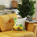 Design 1 Single Decorative Fall Thanksgiving Throw Pillow Cover Sunflowers 18" x 18" Lumbar & Square for Couch, Bedding