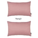 Light Pink 12X20" Honey Set of 2 Decorative Throw Pillow Cover Solid Color Lumbar & Square Pillowcase for Couch, Bedding