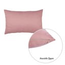 Light Pink 12X20" Honey Set of 2 Decorative Throw Pillow Cover Solid Color Lumbar & Square Pillowcase for Couch, Bedding