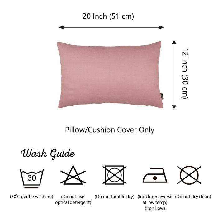 Honey Set of 2 Decorative Throw Pillow Cover Solid Color Lumbar & Square Pillowcase for Couch, Bedding