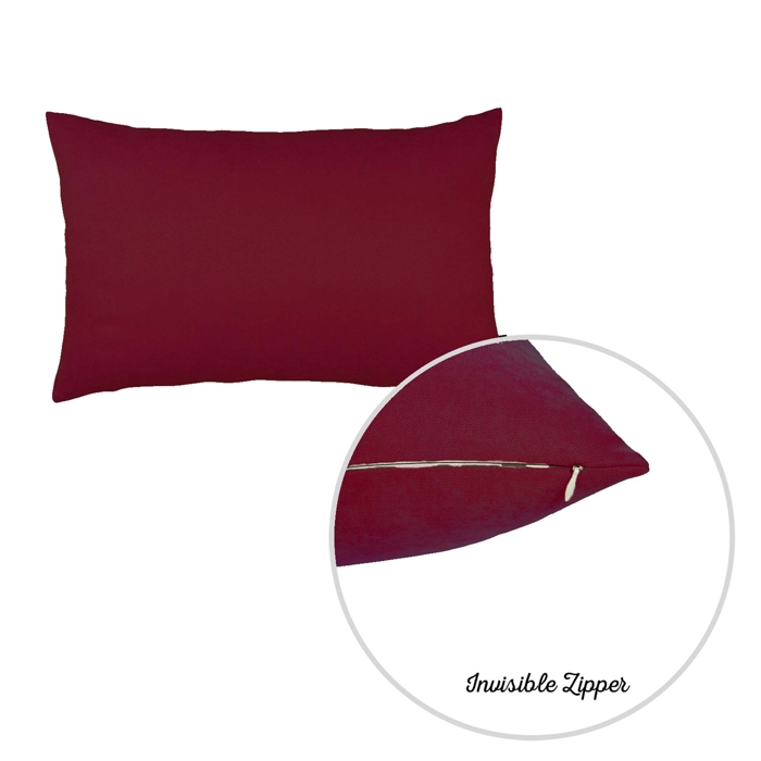 Honey Set of 2 Decorative Throw Pillow Cover Solid Color Lumbar & Square Pillowcase for Couch, Bedding