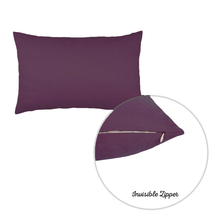 Honey Set of 2 Decorative Throw Pillow Cover Solid Color Lumbar & Square Pillowcase for Couch, Bedding