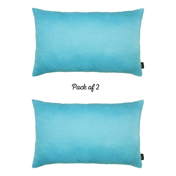 Honey Set of 2 Decorative Throw Pillow Cover Solid Color Lumbar & Square Pillowcase for Couch, Bedding