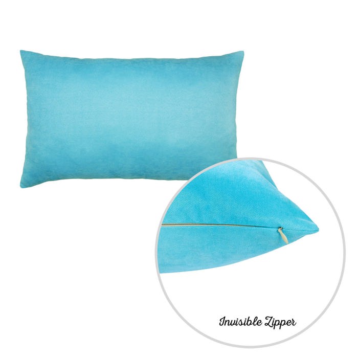 Honey Set of 2 Decorative Throw Pillow Cover Solid Color Lumbar & Square Pillowcase for Couch, Bedding