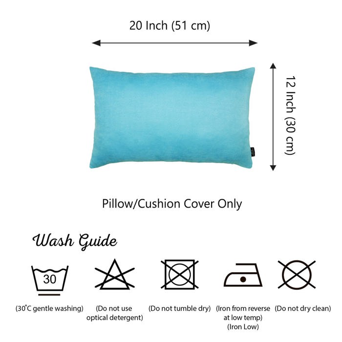 Honey Set of 2 Decorative Throw Pillow Cover Solid Color Lumbar & Square Pillowcase for Couch, Bedding