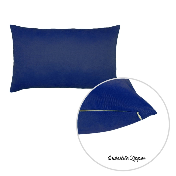 Honey Set of 2 Decorative Throw Pillow Cover Solid Color Lumbar & Square Pillowcase for Couch, Bedding