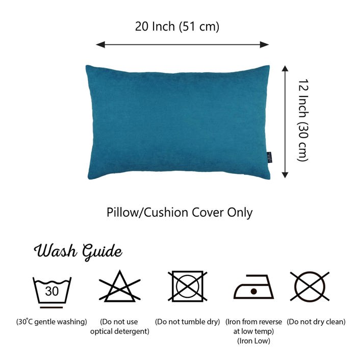 Honey Set of 2 Decorative Throw Pillow Cover Solid Color Lumbar & Square Pillowcase for Couch, Bedding