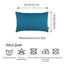Tahitian Tide 12X20" Honey Set of 2 Decorative Throw Pillow Cover Solid Color Lumbar & Square Pillowcase for Couch, Bedding