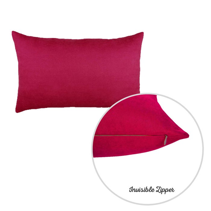 Honey Set of 2 Decorative Throw Pillow Cover Solid Color Lumbar & Square Pillowcase for Couch, Bedding