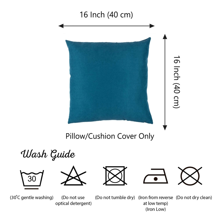 Honey Set of 2 Decorative Throw Pillow Cover Solid Color Lumbar & Square Pillowcase for Couch, Bedding