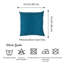 Tahitian Tide 16X16" Honey Set of 2 Decorative Throw Pillow Cover Solid Color Lumbar & Square Pillowcase for Couch, Bedding