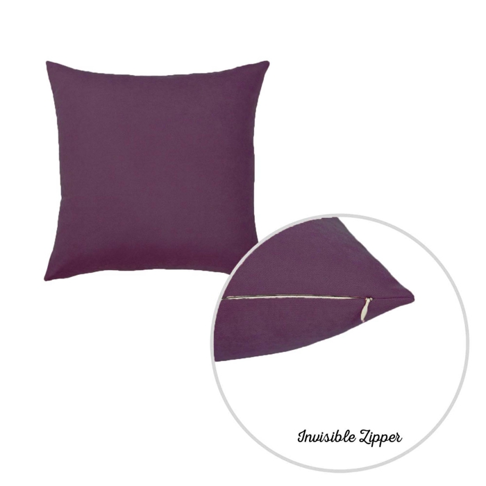 Honey Set of 2 Decorative Throw Pillow Cover Solid Color Lumbar & Square Pillowcase for Couch, Bedding