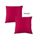 Pink 18X18" Honey Set of 2 Decorative Throw Pillow Cover Solid Color Lumbar & Square Pillowcase for Couch, Bedding