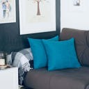 Tahitian Tide 20X20" Honey Set of 2 Decorative Throw Pillow Cover Solid Color Lumbar & Square Pillowcase for Couch, Bedding