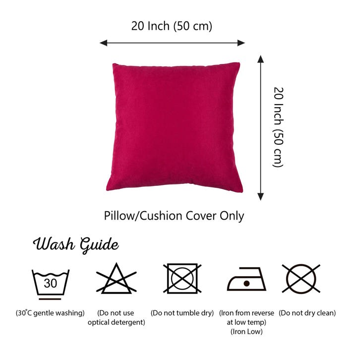 Honey Set of 2 Decorative Throw Pillow Cover Solid Color Lumbar & Square Pillowcase for Couch, Bedding