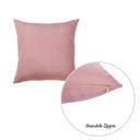 Light Pink 22X22" Honey Set of 2 Decorative Throw Pillow Cover Solid Color Lumbar & Square Pillowcase for Couch, Bedding