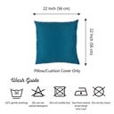 Tahitian Tide 22X22" Honey Set of 2 Decorative Throw Pillow Cover Solid Color Lumbar & Square Pillowcase for Couch, Bedding