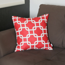  Nautical Geometric Decorative Throw Pillow Cover 18" in. x 18" in. Square