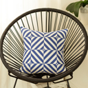  Decorative Geometric Diagonal Single Throw Pillow Cover 18" in. x 18" in. Square for Couch, Bedding