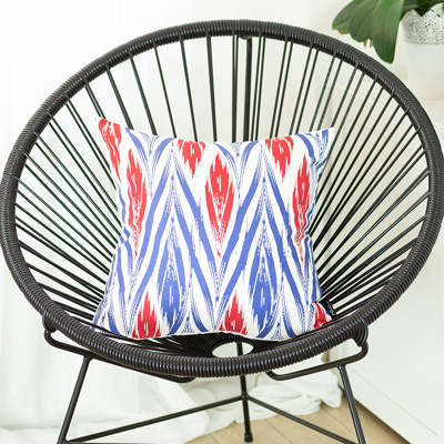 Geometric Decorative Throw Pillow Cover 18" in. x 18" in.  Square for Couch, Bedding