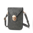 Charcoal Gray Gray MKF Collection Havana II Phone Crossbody Bag by Mia K.