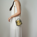 Gold Gold MKF Collection Luxe Croc Embossed Mini Satchel by Mia K.