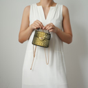 Gold Gold MKF Collection Luxe Croc Embossed Mini Satchel by Mia K.