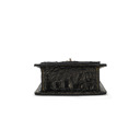 Gold Gold MKF Collection Luxe Croc Embossed Mini Satchel by Mia K.