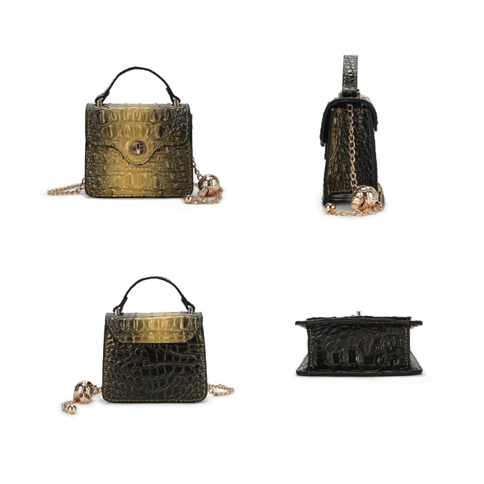 MKF Collection Luxe Croc Embossed Mini Satchel by Mia K.