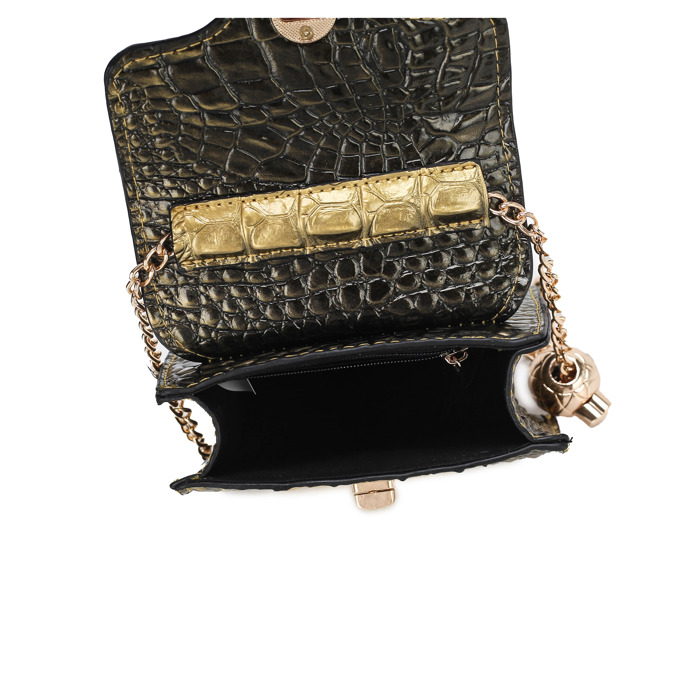 MKF Collection Luxe Croc Embossed Mini Satchel by Mia K.