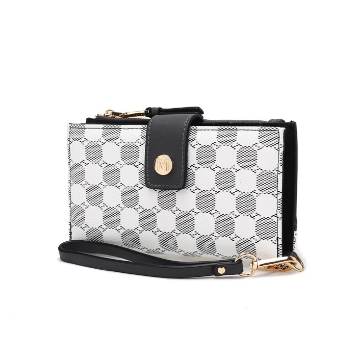 MKF Collection Solene Monogram Wristlet by Mia K.