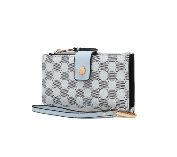 MKF Collection Solene Monogram Wristlet by Mia K.