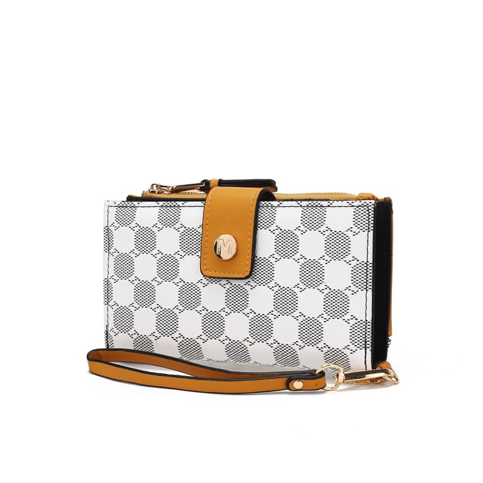 MKF Collection Solene Monogram Wristlet by Mia K.