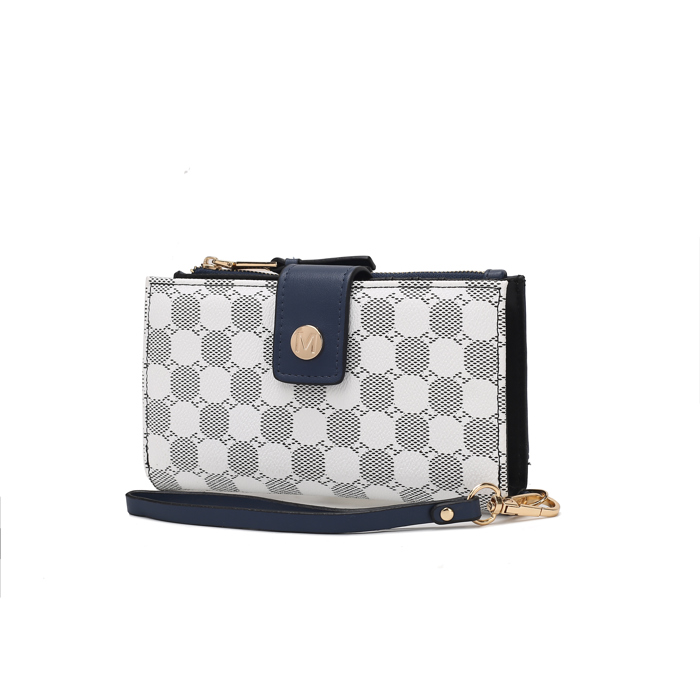 MKF Collection Solene Monogram Wristlet by Mia K.