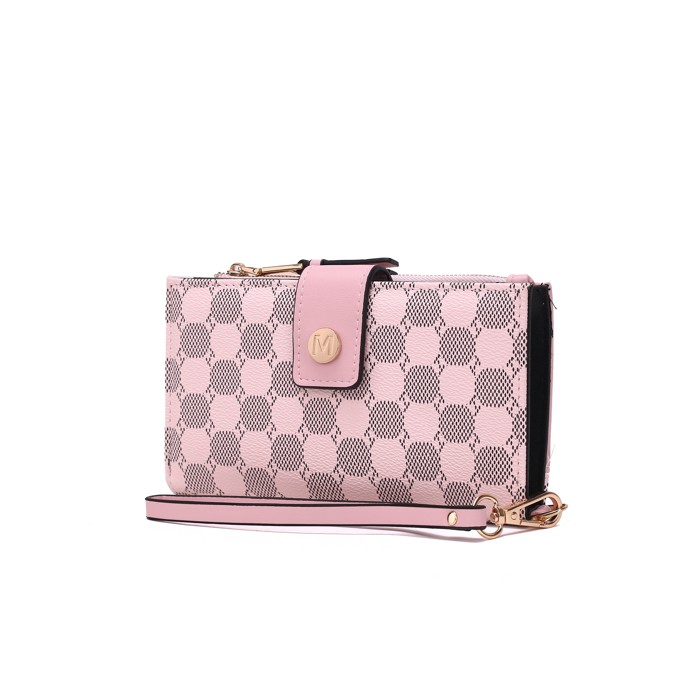 MKF Collection Solene Monogram Wristlet by Mia K.