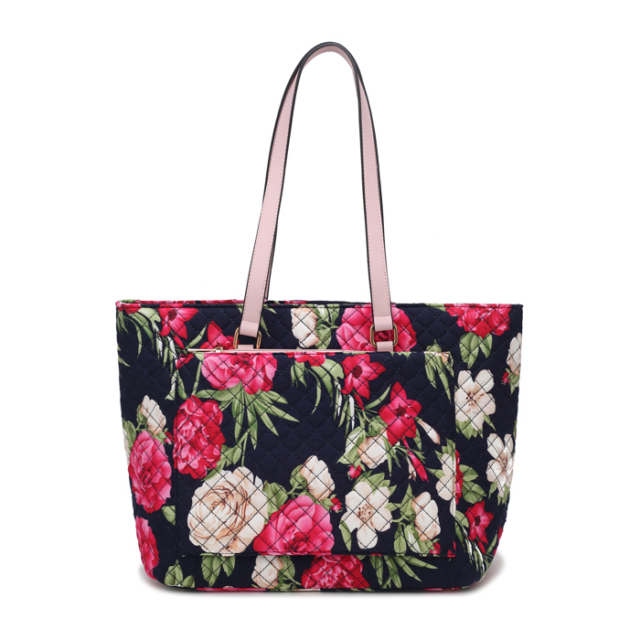 MKF Collection Hallie Quilted Cotton Tote Bag By Mia K.
