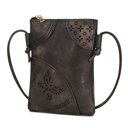 Black Solid MKF Collection Willow Crossbody bag by Mia K.
