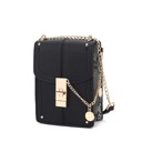 Black Solid MKF Collection Iona Crossbody by Mia K.