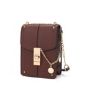 Coffee Solid MKF Collection Iona Crossbody by Mia K.
