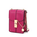Fuchsia Solid MKF Collection Iona Crossbody by Mia K.