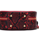 Denim Blue Faux Snake Embossed MKF Collection Mallory Crossbody by Mia K.